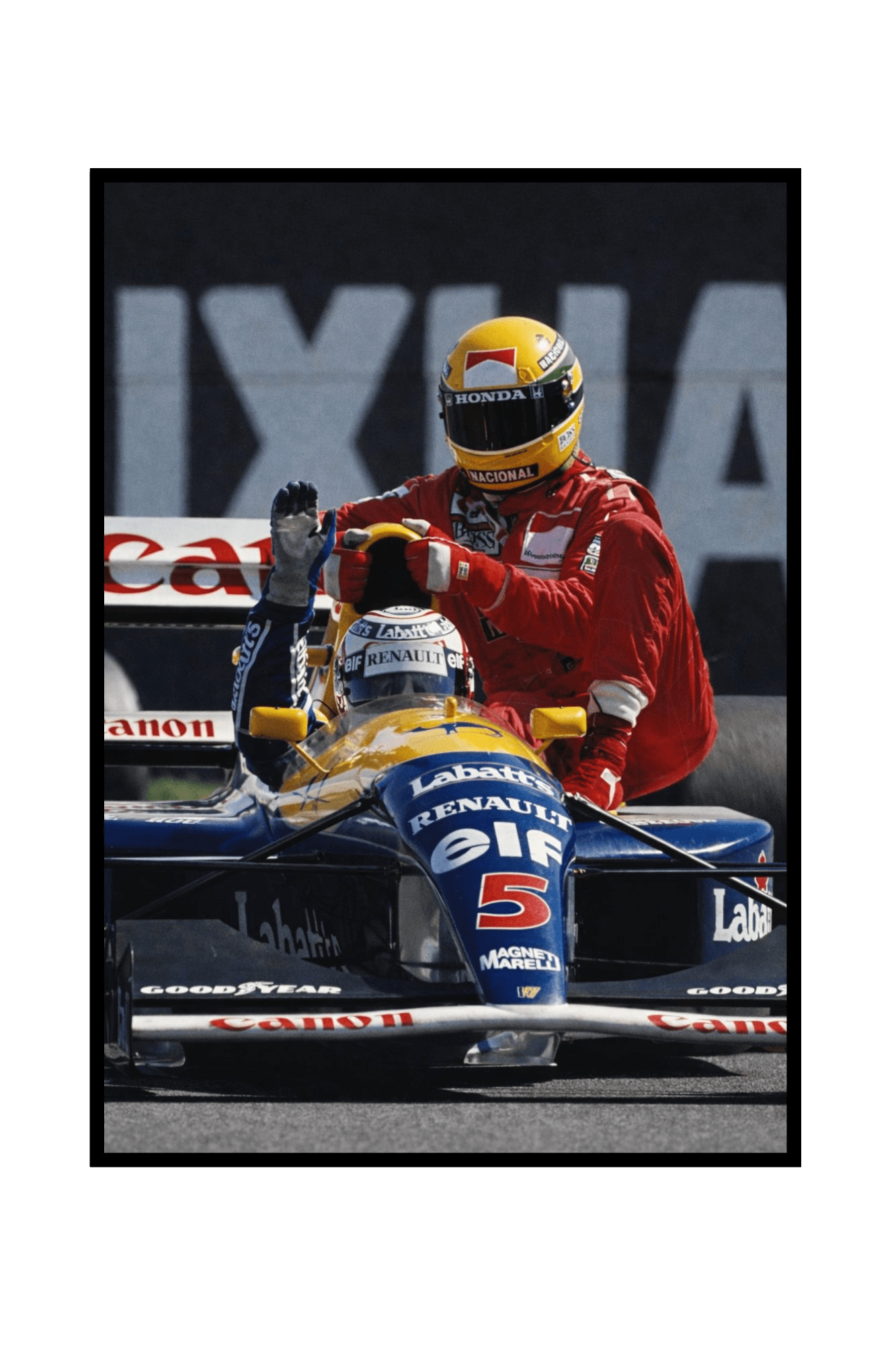 Mansell & Senna