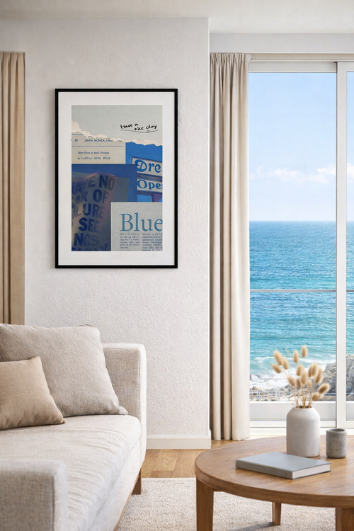 Blue Moodboard